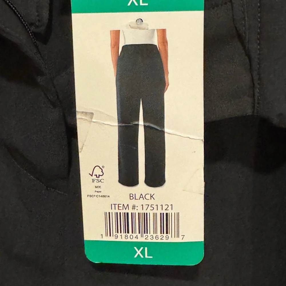 Matty M, Black Wide-Leg Pants, XL, nwt! - Picture 3 of 7